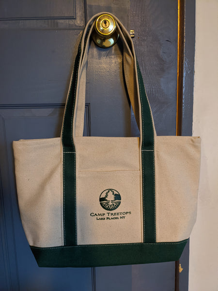 Camp Treetops Tote Bag